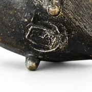 Nested hedgehogs in patinated brass – Walter Bosse