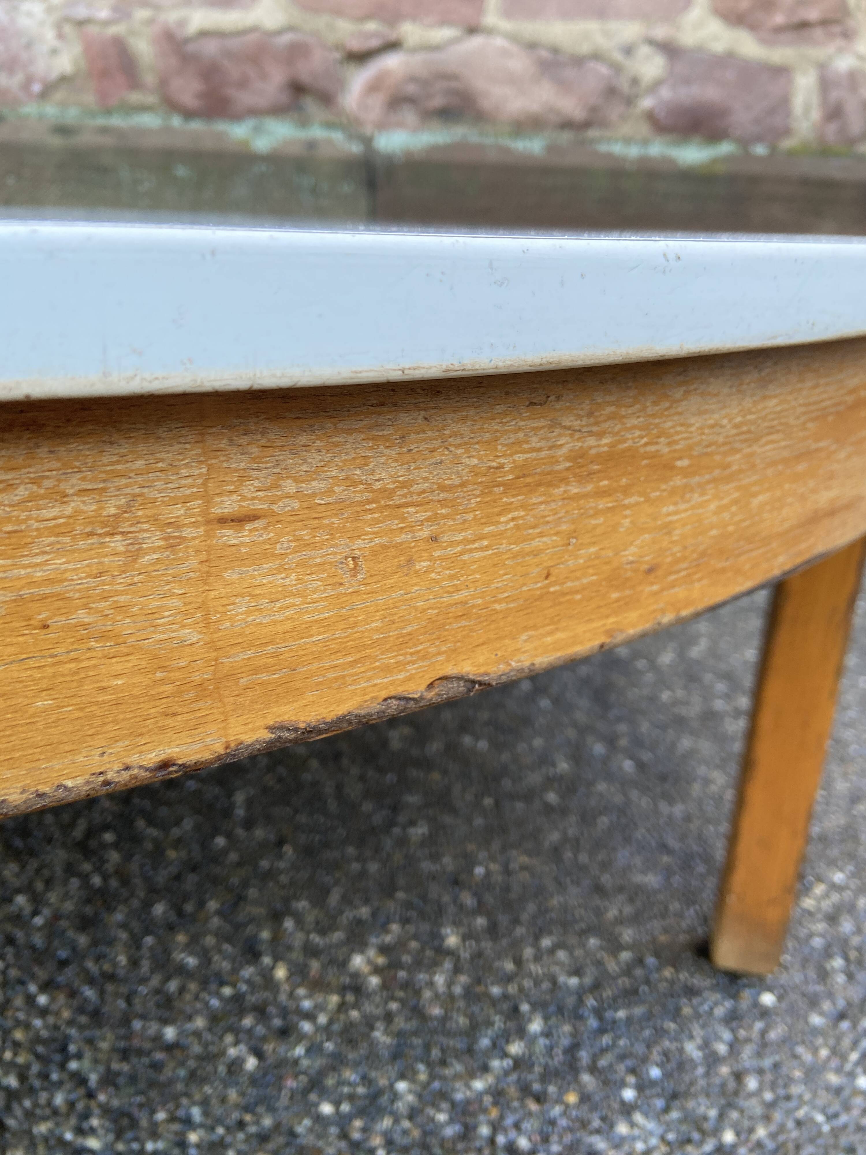 Vintage coffee table 1970 French coffee table Mid-Century