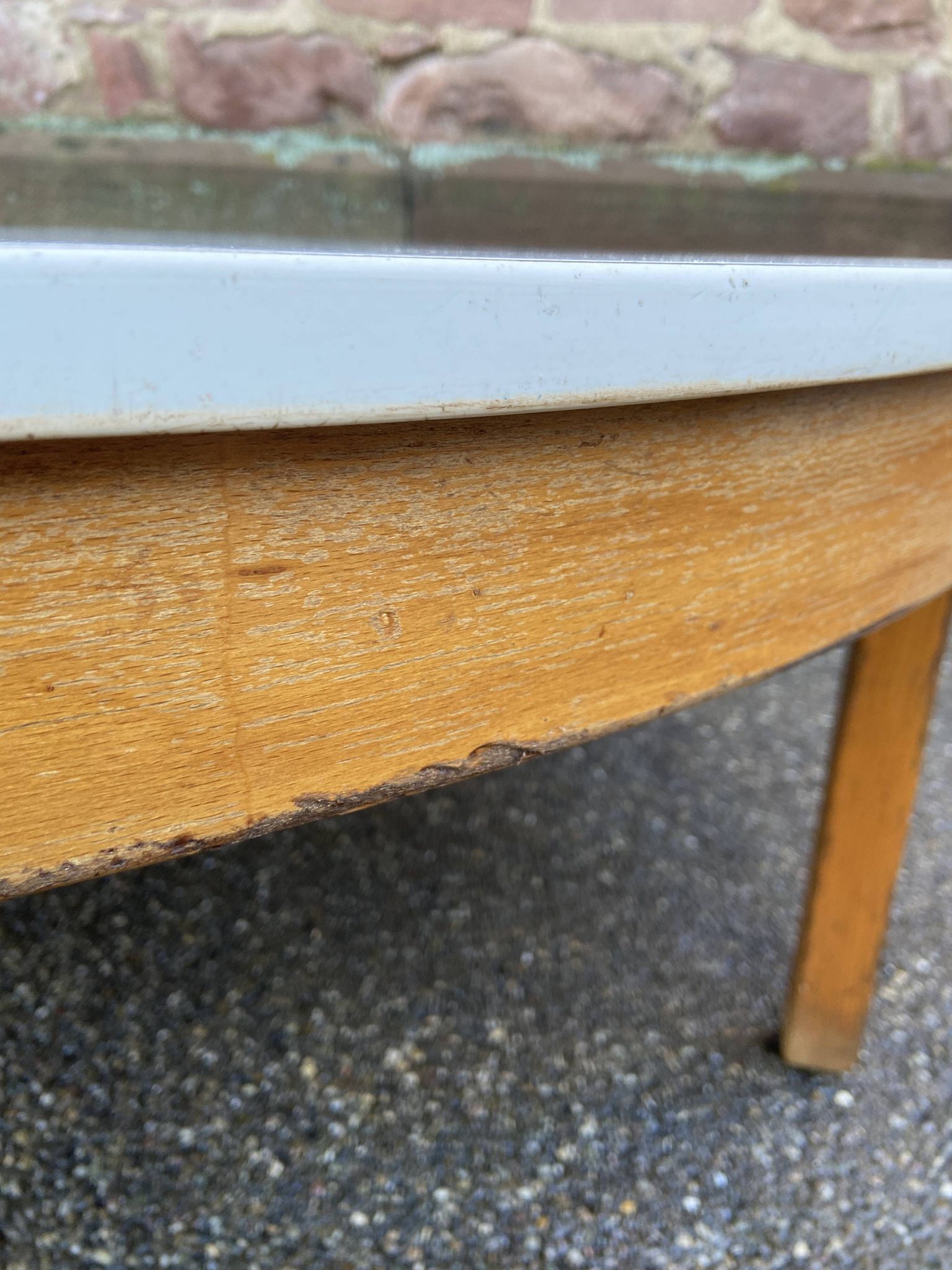 Table basse vintage 1970 french coffee table Mid-Century
