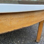 Table basse vintage 1970 french coffee table Mid-Century