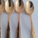 Gold coffee spoons and hallmark