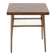 1960s Mid-Century Czech Oak Side Table with Woven Magazine Shelf