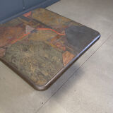 Brutalist side table by C. Kneip, 1991