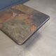 Brutalist side table by C. Kneip, 1991
