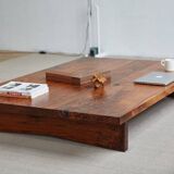 Solid walnut coffee table