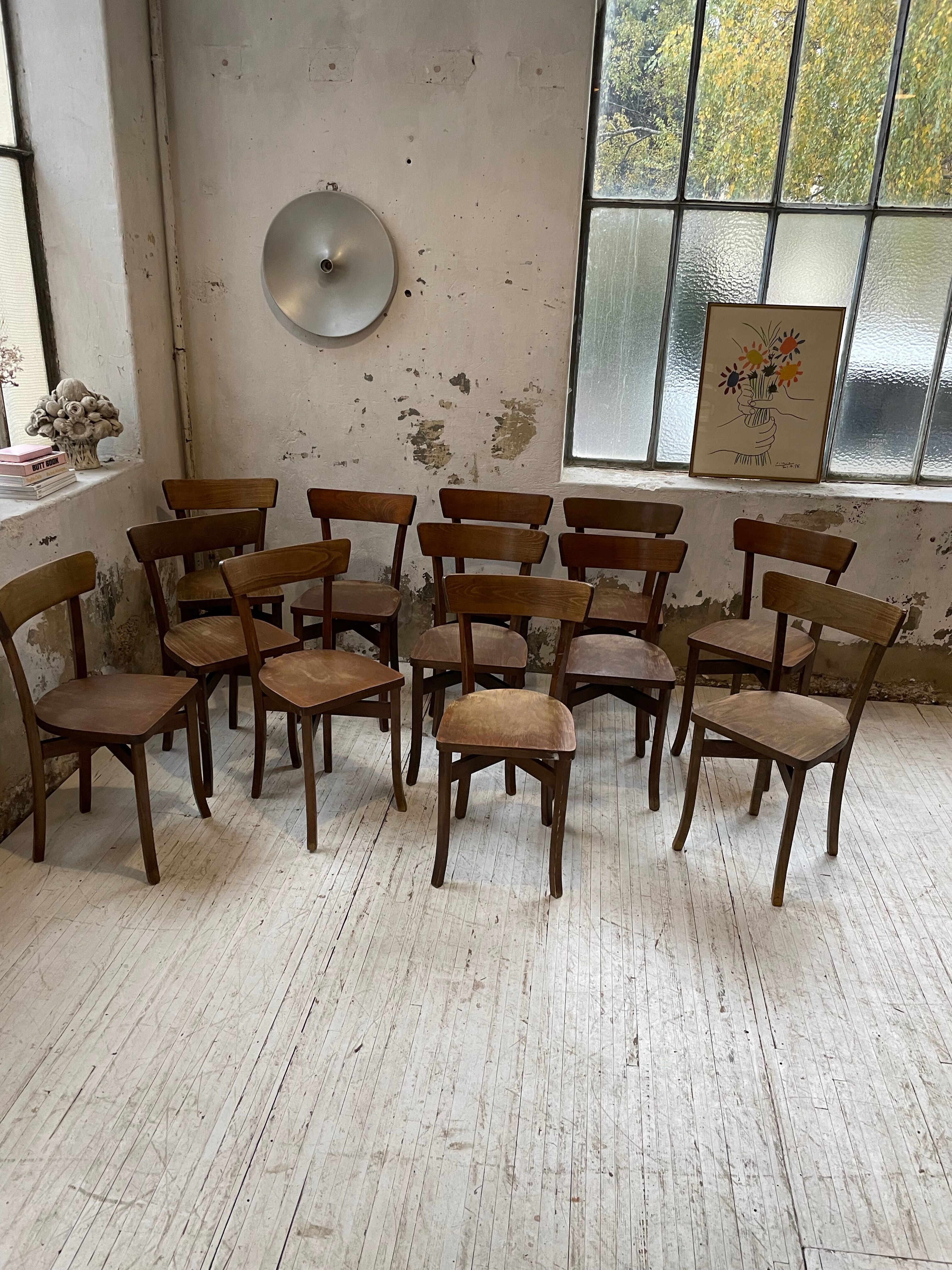 12 Baumann bistro chairs