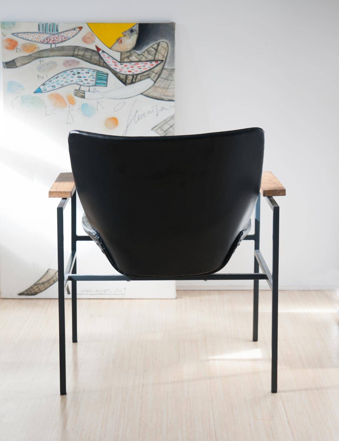 Chaise 1099FK Shell Lupina par Niko Kralj pour Stol, 1950s