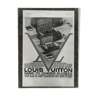 Affiche publicitaire Louis Vuitton 1930