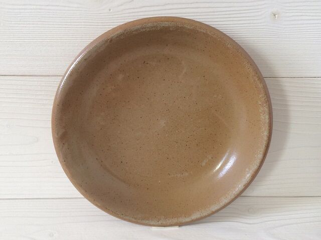Lot of 4 plates cap sandstone from Brenne France vintage 70s