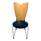 Inno Oy postmodern dining chair / Finland / 1980s