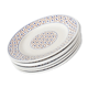 Lot de 6 assiettes K & G Lunéville, modèle Thann France 1920/1930