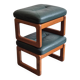 Pair of footstools by Poul Jeppesen for Holstebro Mobelfabrik 1970