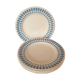 Suite of 5 flat plates Digoin Saarguemines
