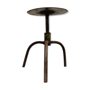 tabouret industriel vintage