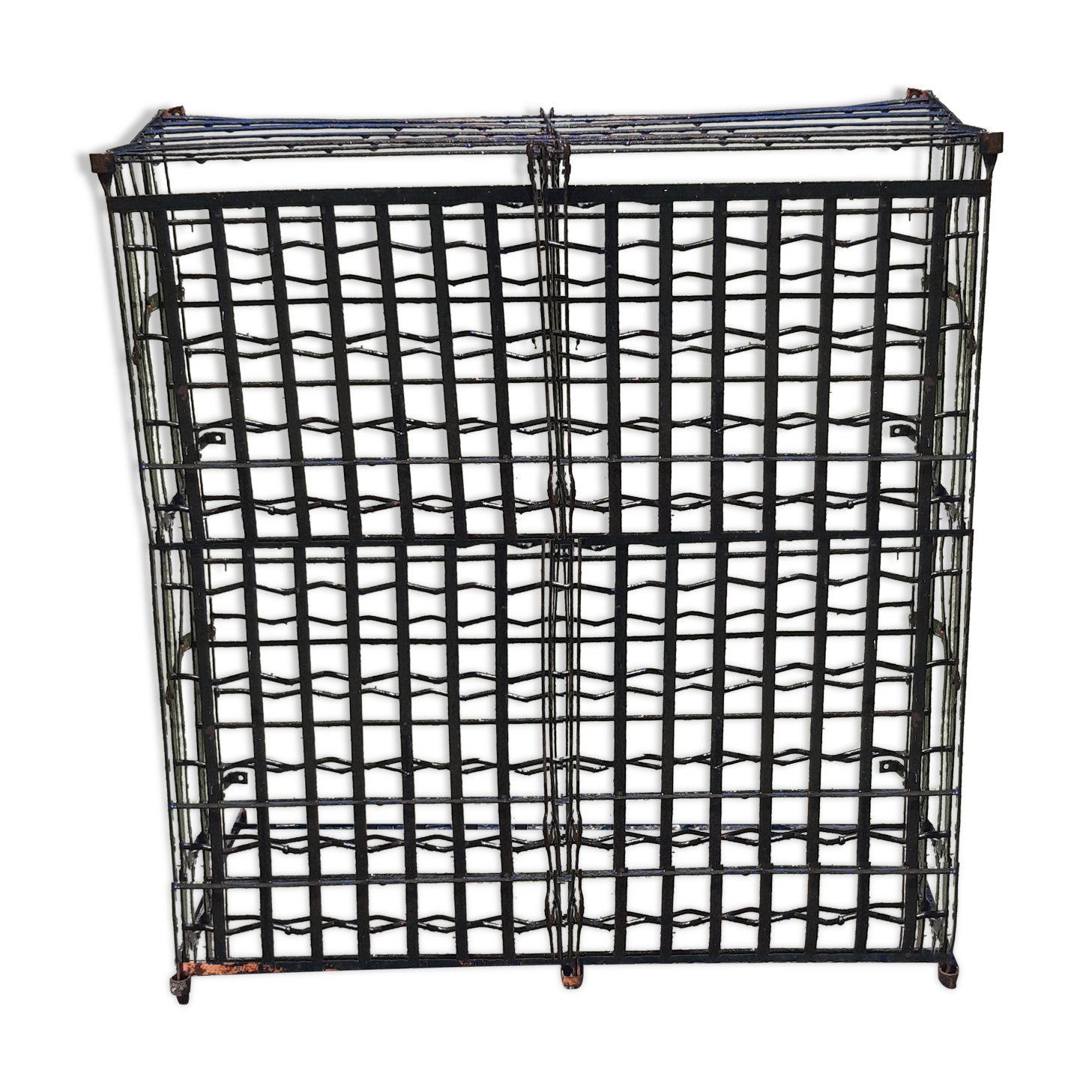 Furniture iron bottle locker, 2 doors