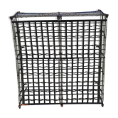 Furniture iron bottle locker, 2 doors