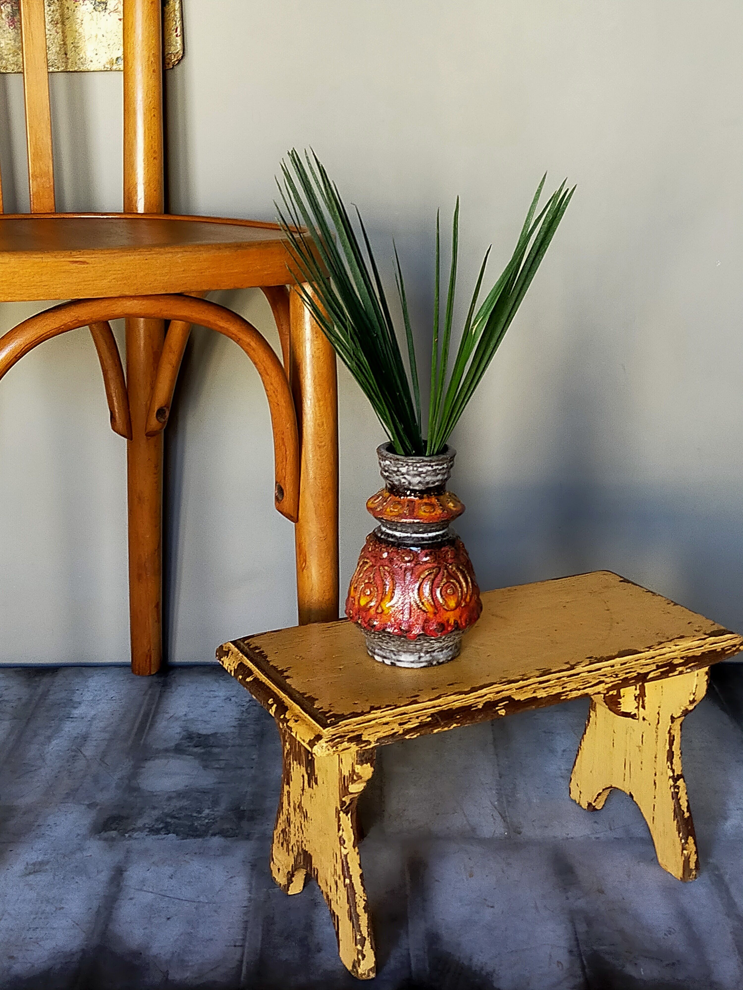 19th-century foot restings with old patina