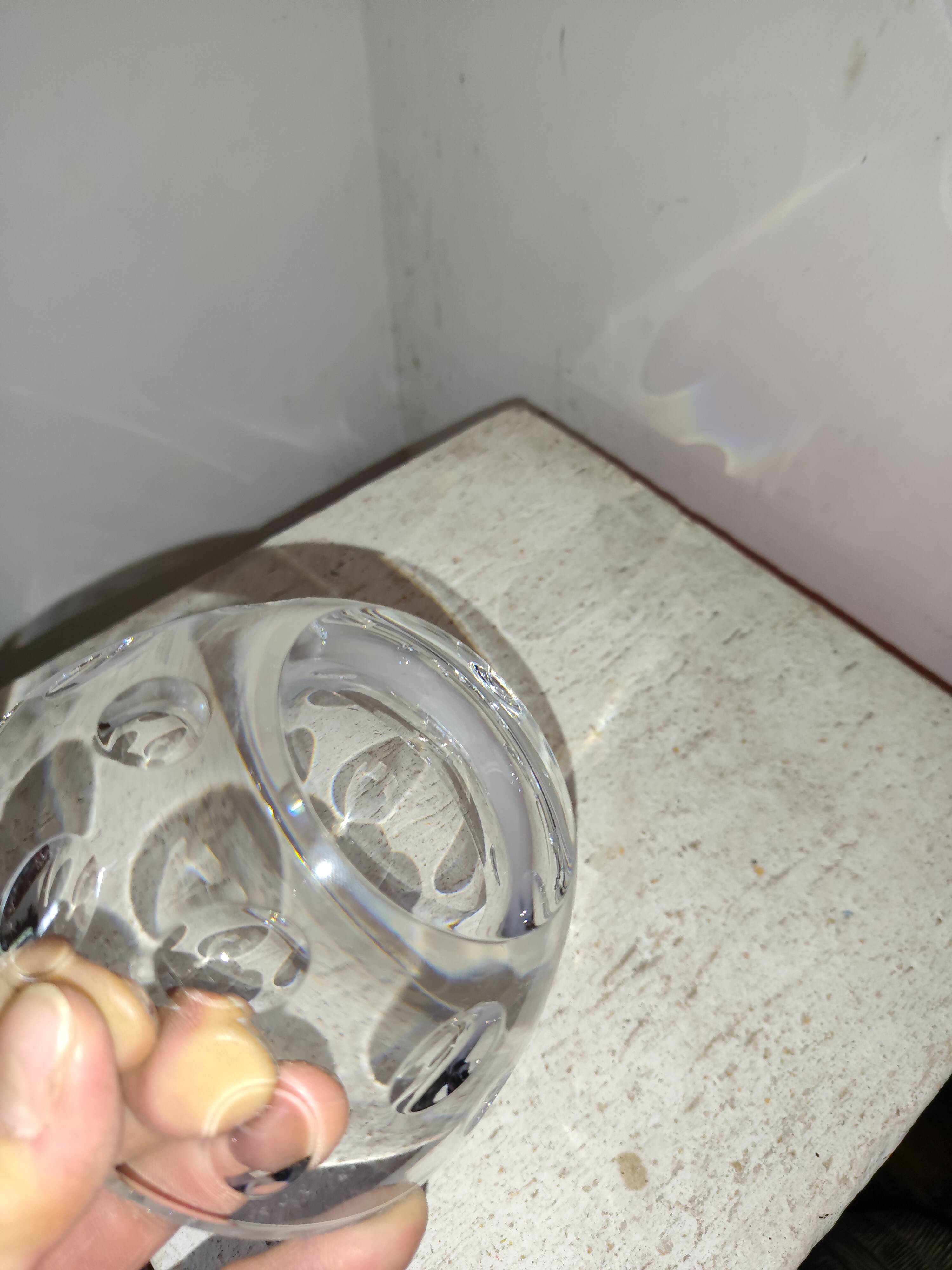 Coupe bol verre Christofle Cluny