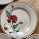 Luxury dessert plates poppies Luxeuil hbcm