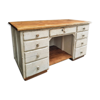 Old workbench chest of drawers cooking island or desk