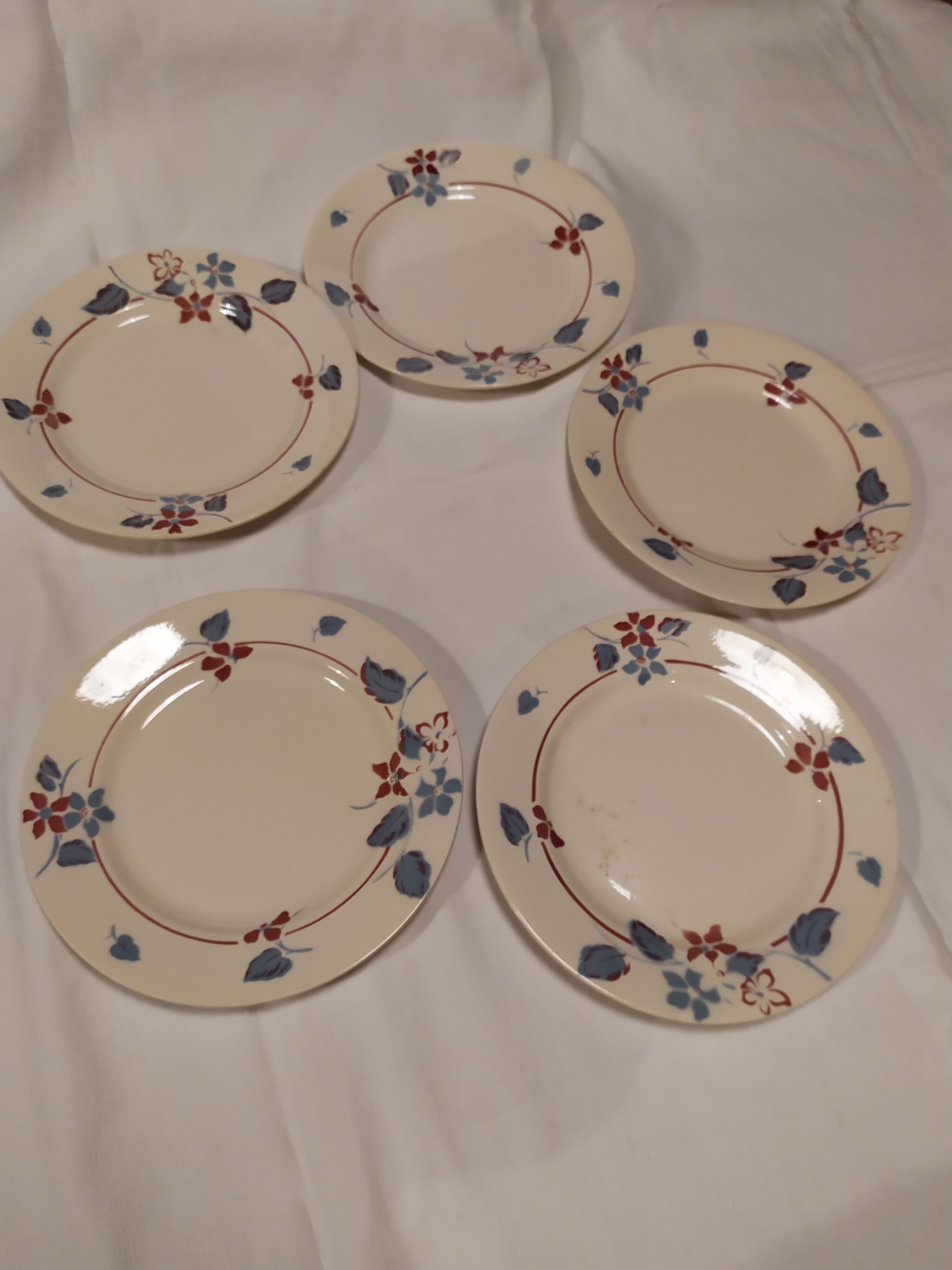 Flat plates Digoin Sarreguemines