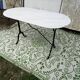 Oval bistro table