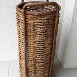 Porte parapluie rotin
