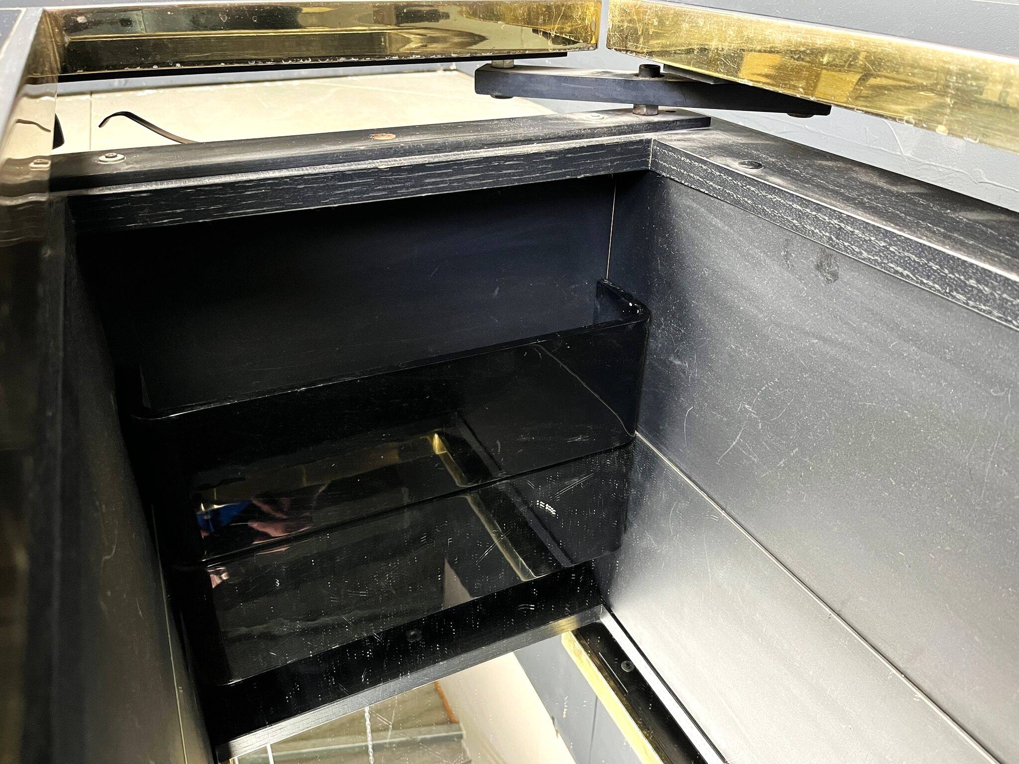 Vintage hidden bar coffee table, 1970s