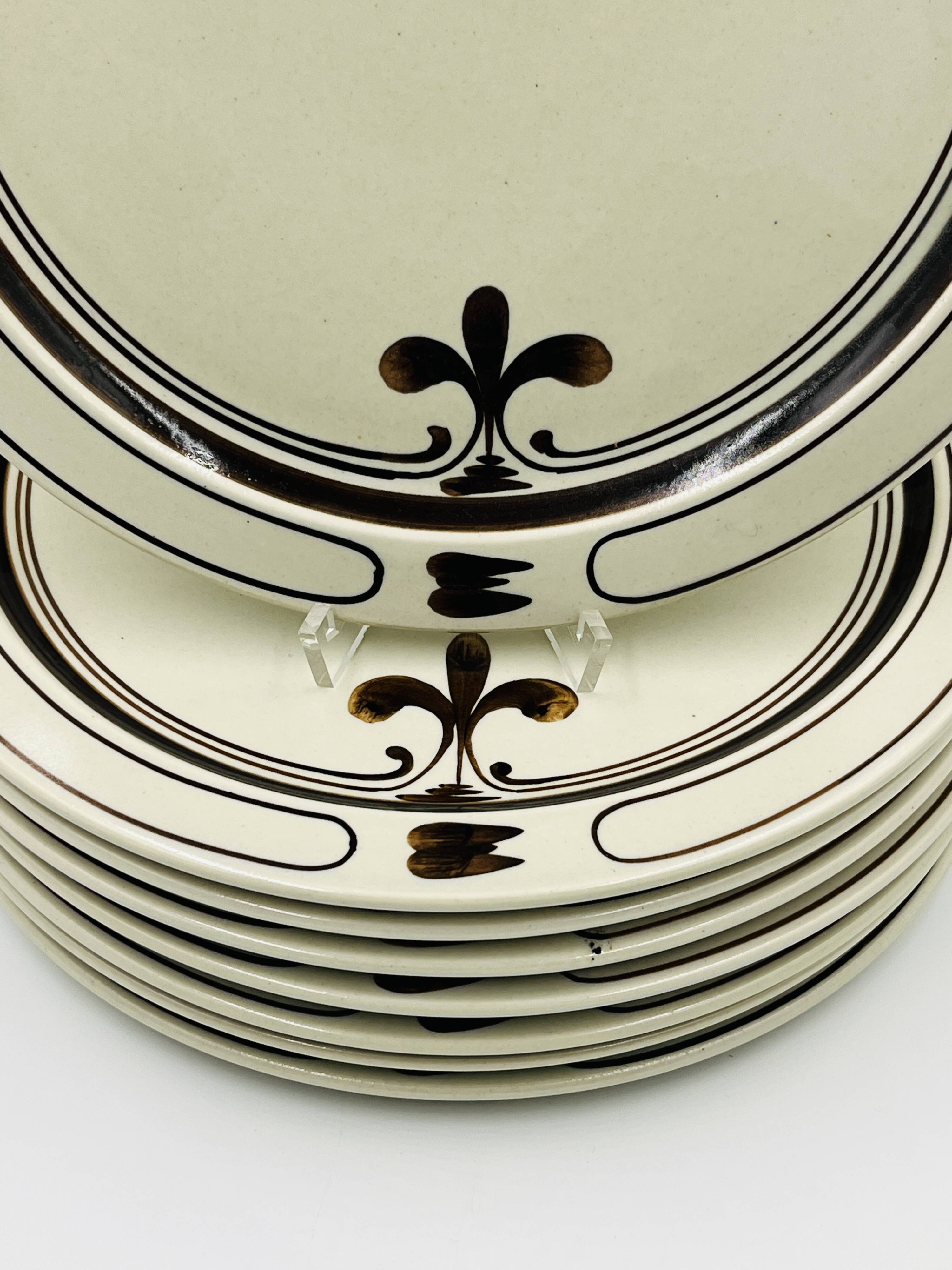 Set of 8 Large Rosenthal studio-line "Siena" Plates 28 cm