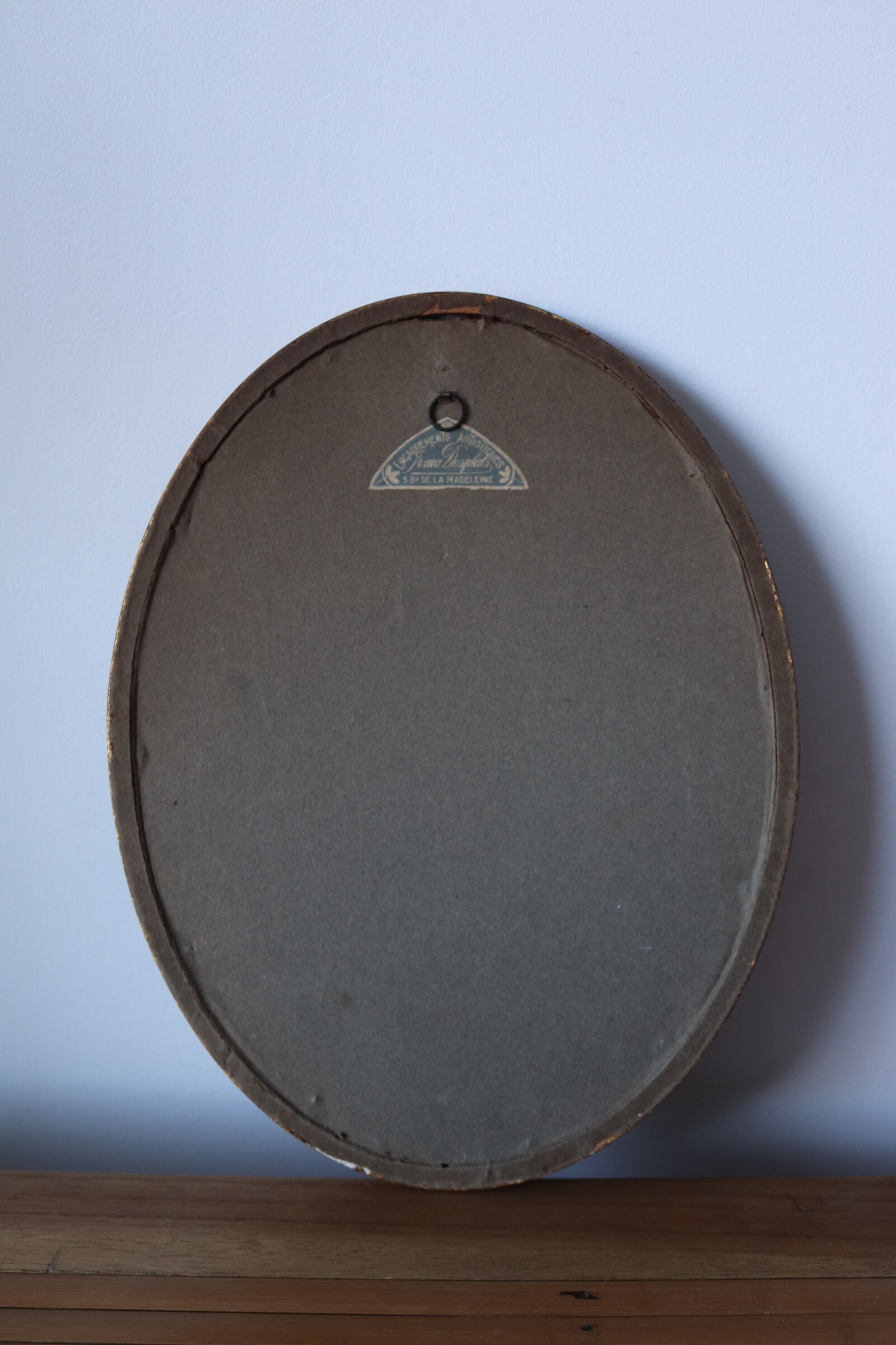 Oil on oval panel bouquet of roses