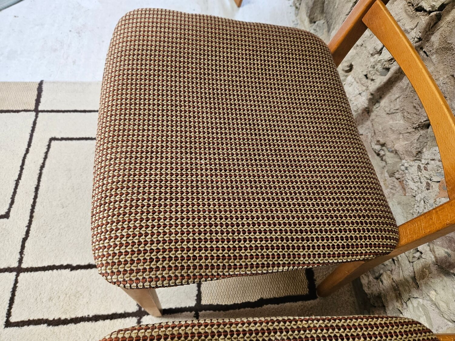 Set of 4 vintage Scandinavian style chairs