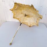Old silk and carved ivory umbrella