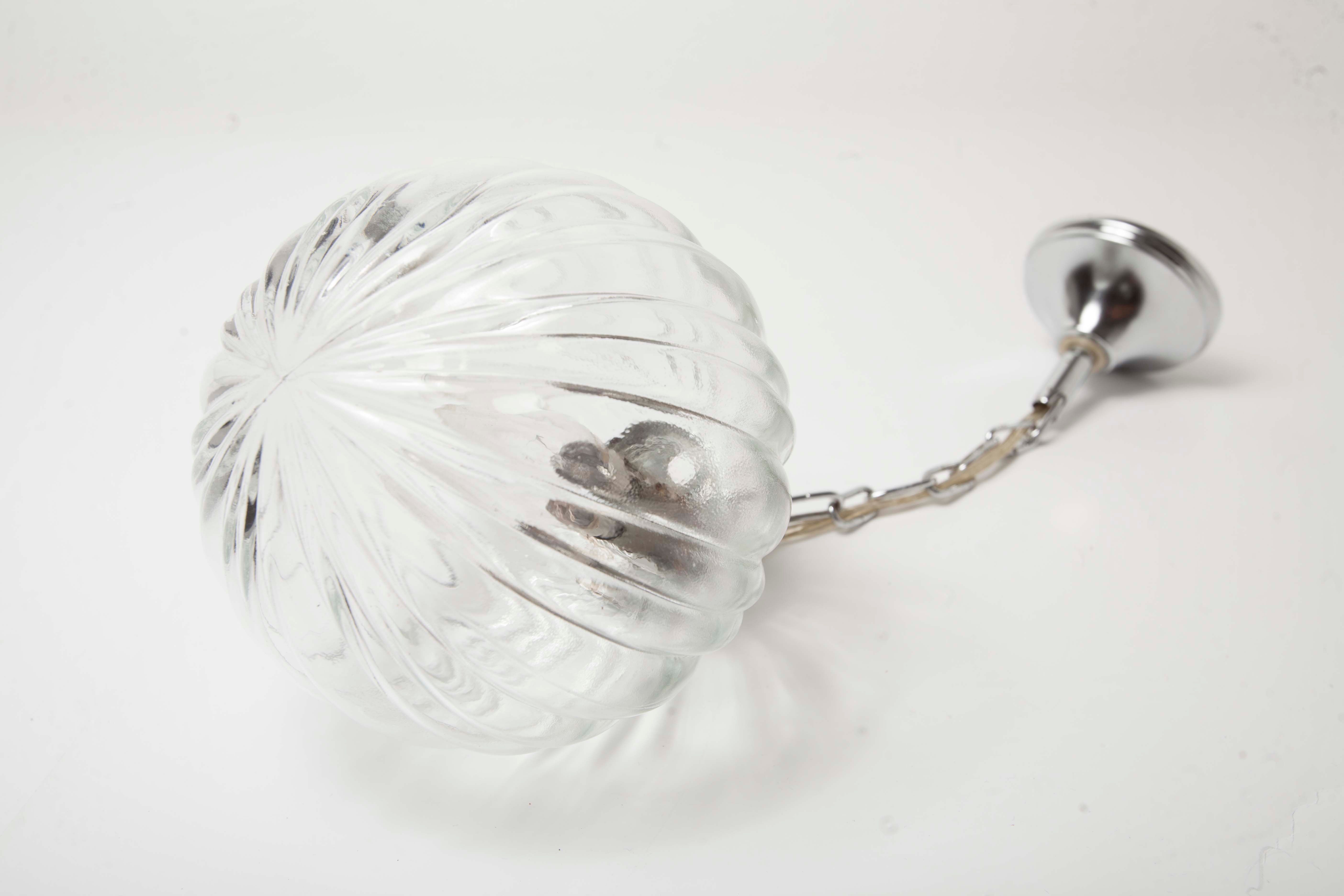 Ball suspension with chrome chain, 1960