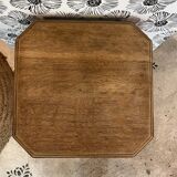 Gaspard wooden pedestal table in Art Deco style