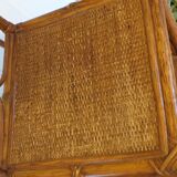 Rattan shelf