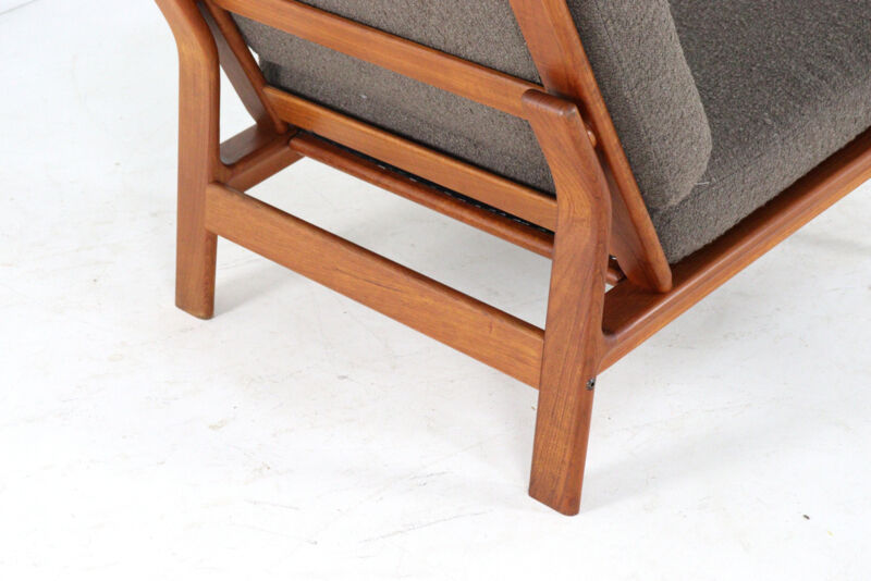 Komfort lounge chair 'Nimtofte' - Brown - danish design in teak