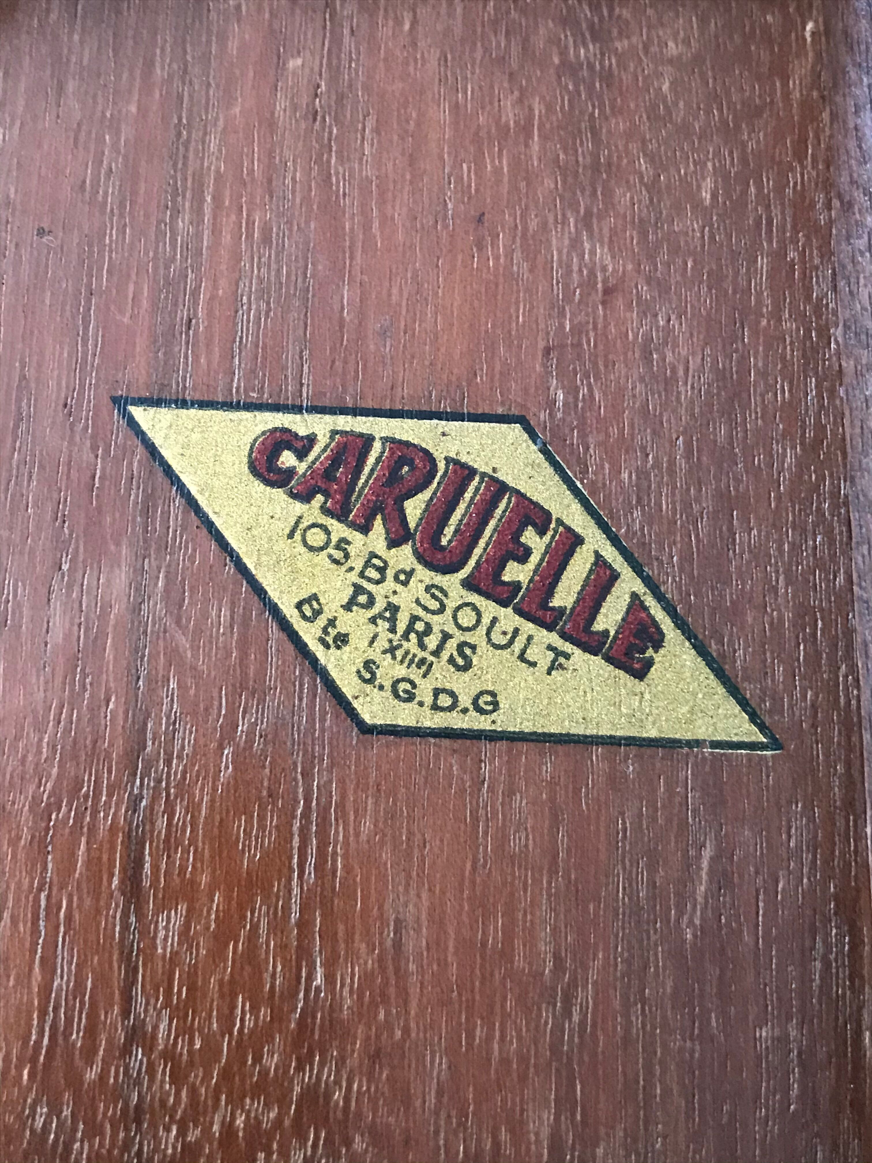 Mechanism side table by François Caruelle, 1930s