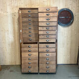 Notary's professional furniture with 30 drawers 1940