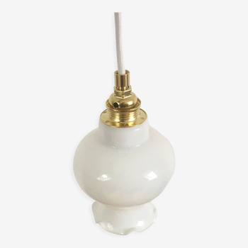 Vintage opaline walking lamp