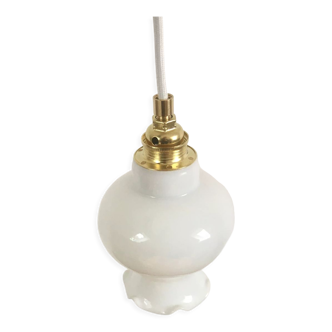 Vintage opaline walking lamp