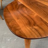 Set of 4 Norman Cherner chairs for Plycraft USA in teak, 1960s