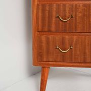 Scandinavian mahogany chest of drawers, 1950s