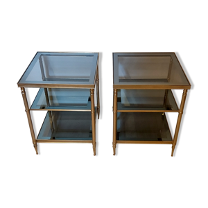 paire de tables d’appoint,