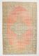 6x9 Vintage Peach Oushak Vintage Rug, 184x276 Cm