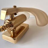 Appliques murales coquillages en verre vintage, lampes style art nouveau