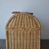 Wicker/rattan cat cage - 1970s