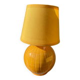 Yellow ceramic ball lamp 1990