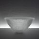 Glass bowl Trigona for Holmegaard, Denmark 1980s