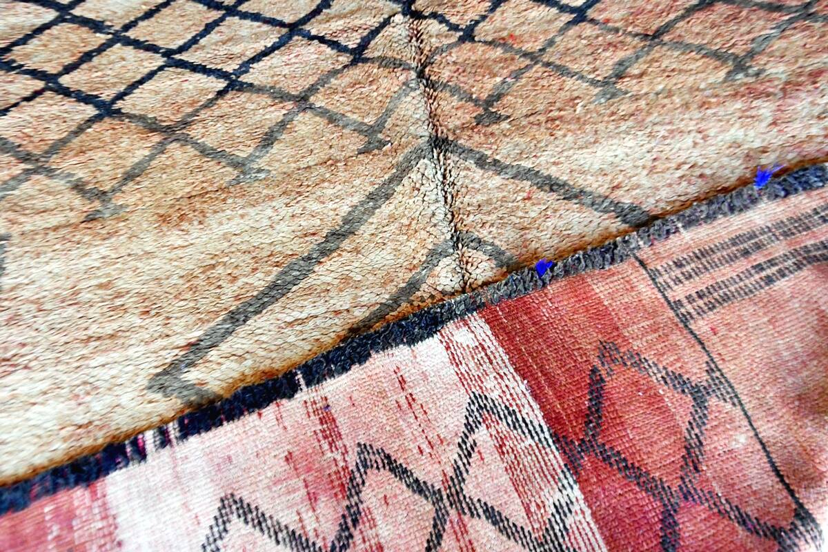 Vintage Beni Mguild Moroccan Berber rug