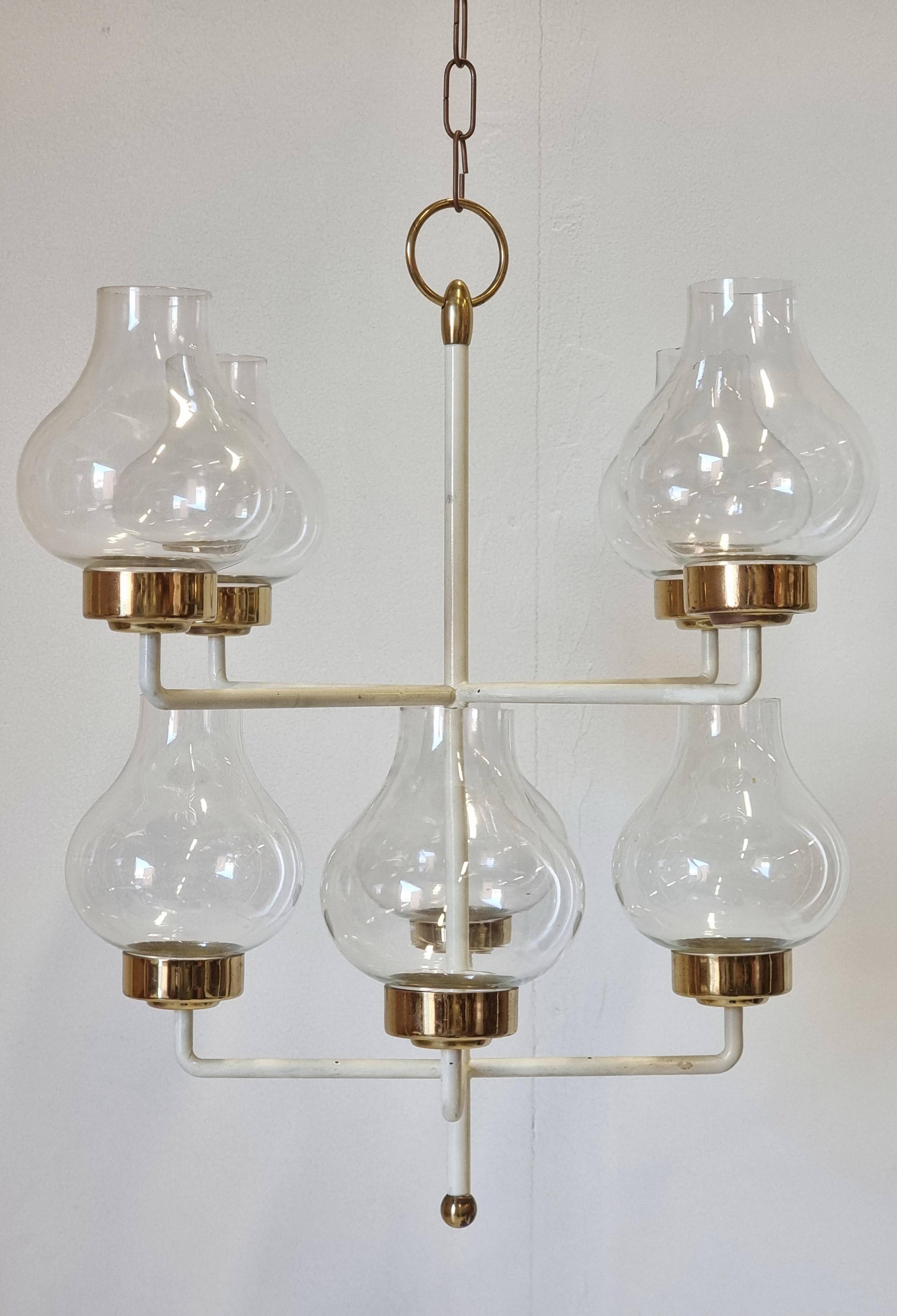 Hans Bergström, Chandelier "Ofir Octav" by Ateljé Lyktan, Modern Scandinavian